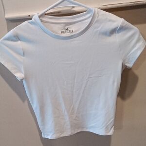 Hollister Crisp White Short Sleeve Tee
